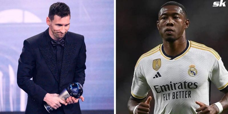 Real Madrids Star David Alaba ignoriert Lionel Messi völlig, als er drei Kandidaten für die FIFA-Auszeichnung „Bester Spieler der Männer 2023“ nennt