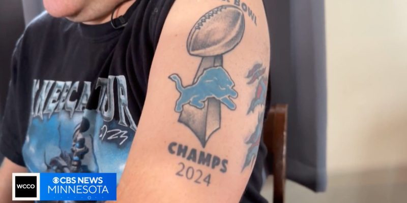 Wenn Detroit nicht gewinnt, wird dieser Lions-Fan albern aussehen