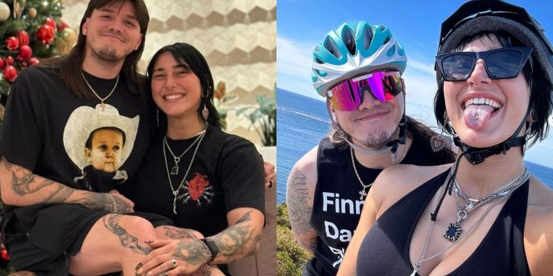 Dominik Mysterio und Rhea Ripley teilen einen schönen Moment bei der letzten WWE-Show