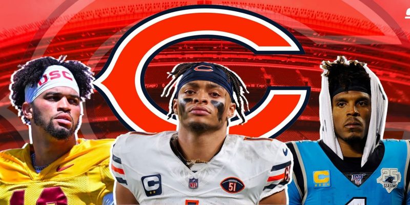 Cam Newton fordert die Bears nach den kryptischen Social-Media-Aktivitäten von Caleb Williams dringend auf, an Justin Fields festzuhalten