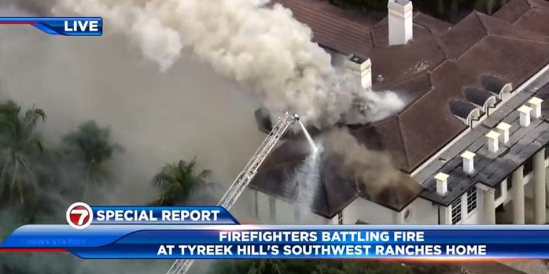 Im Haus von Tyreek Hill bricht Feuer aus