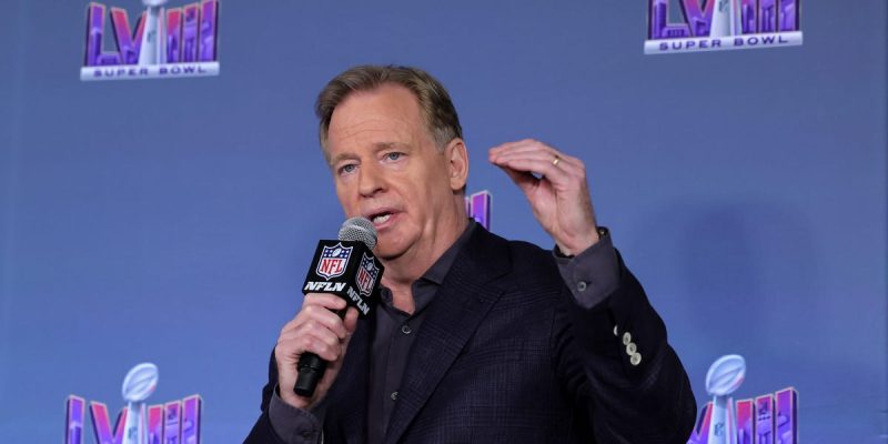Roger Goodell wird beim Super Bowl erneut entlarvt