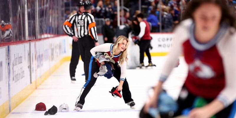 Bras warf nach Nathan Mackinnons 4. Tor aufs Eis