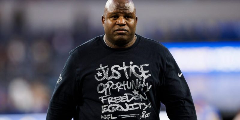 ​​Eric Bieniemy sollte bei SB 58 sein. Stattdessen ist er in der Schwebe