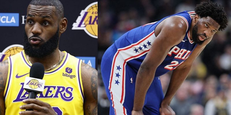 LeBron James fordert von Skeptikern eine Entschuldigung von Joel Embiid, nachdem eine Meniskusverletzung bekannt wurde