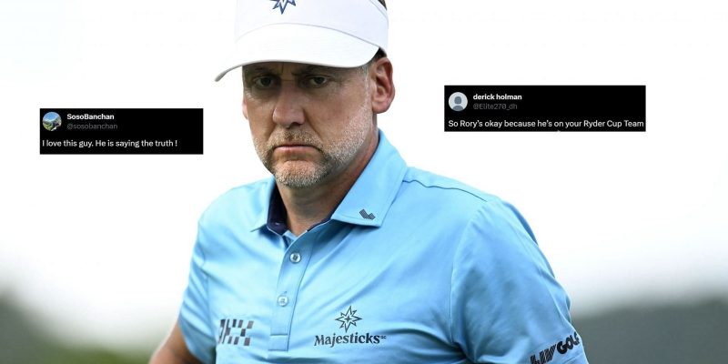 „Also geht es Rory McIlroy gut, weil er in Ihrem Ryder-Cup-Team ist“ – Fans reagieren darauf, dass Ian Poulter Spieler mit „doppelzüngigen“ Spielern wegen der veränderten LIV-Golf-Haltung anprangert