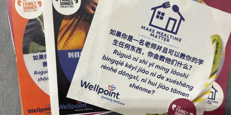 Eine gesunde Mahlzeit in Lynnfield ist wichtig – Das Family Dinner Project