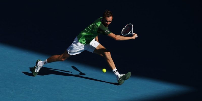 Nehmen Sie den Ritt von Daniil Medvedev bei den Australian Open