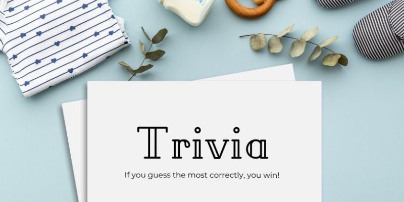 Quizfragen zur Babyparty + kostenloses Antwortblatt zum Ausdrucken