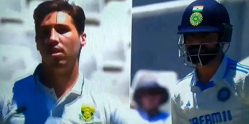 [Watch] Virat Kohli starrt Nandre Burger an, weil er ihn während des 2. Tests von IND gegen SA geschlagen hat