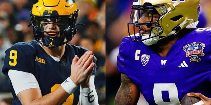 Statistischer Vergleich von Michael Penix Jr. vs. JJ McCarthy im Jahr 2024