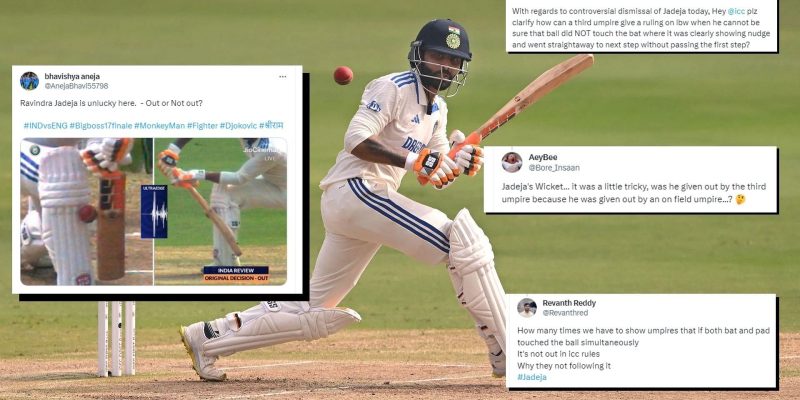 „Das war sehr hart“ – Fans gehen davon aus, dass Ravindra Jadeja Pech hatte, am dritten Tag des 1. Tests IND vs. ENG als lbw bewertet zu werden