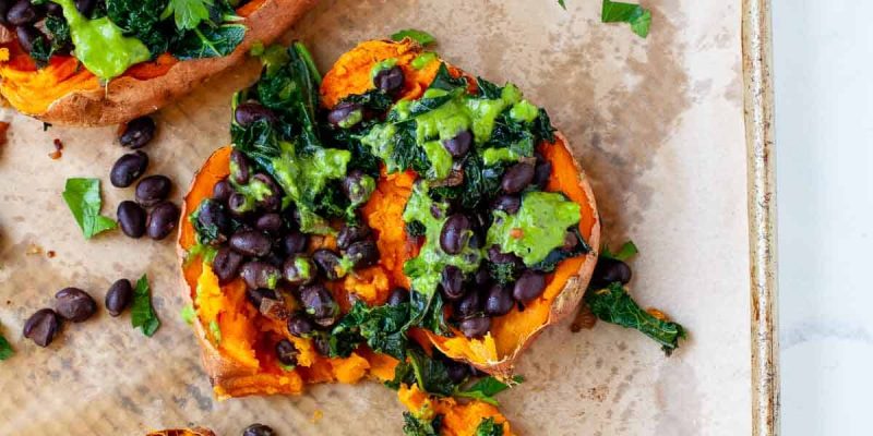 Vegane Süßkartoffel | Kara Lydon